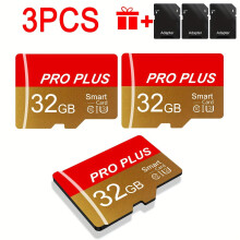 TF Memory Card U3 C10 A1 3pcs 1GB-128GB with Adapter
