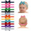 Baby Hair Bows Headbands Solid Grosgrain Ribbon 12 Pack 1