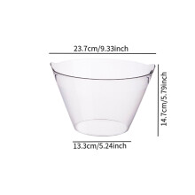 Kühlbox aus Kunststoff, Getränkekühler, lebensmittelecht, auslaufsicher, Eis-Bierkübel für Cocktailbar und Zuhause