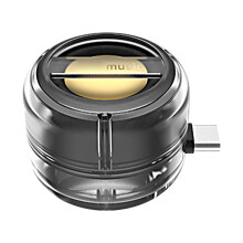 Mini altavoz portátil, altavoz con micrófono de 2 W, entrada de línea, capacidad de 250 mAh, conector tipo C, audio pequeño para teléfonos