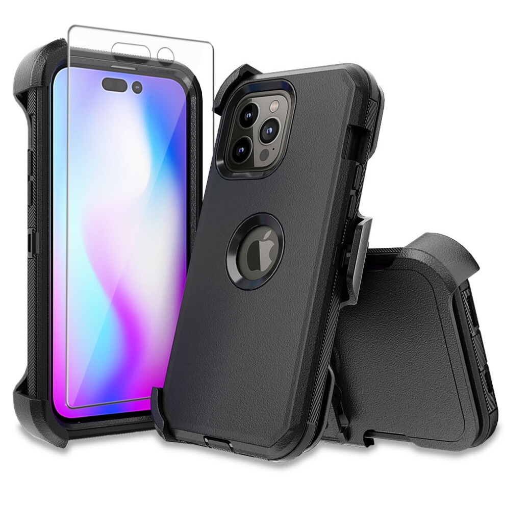 Iphone 14 Pro Max Case Military-Grade Rugged Black 922042410121