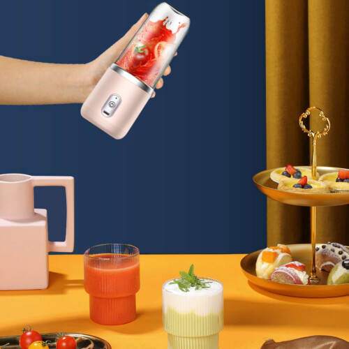 Bærbar 200W blender med 400ml rejsekop 1