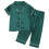 Barn Flickor Pyjamas Set Silkeslen Pyjamas Button-down Sovkläder Nattkläder Loungekläder Kläder Set Presenter 1