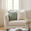Μαξιλαροθήκες Sage Green από λινό σετ 2 τεμαχίων 22x22 ιντσών 2