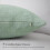 Μαξιλαροθήκες Sage Green από λινό σετ 2 τεμαχίων 22x22 ιντσών 5