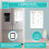 Decorably 52 φύλλων παστέλ εβδομαδιαίος προγραμματιστής γευμάτων και λίστα 5
