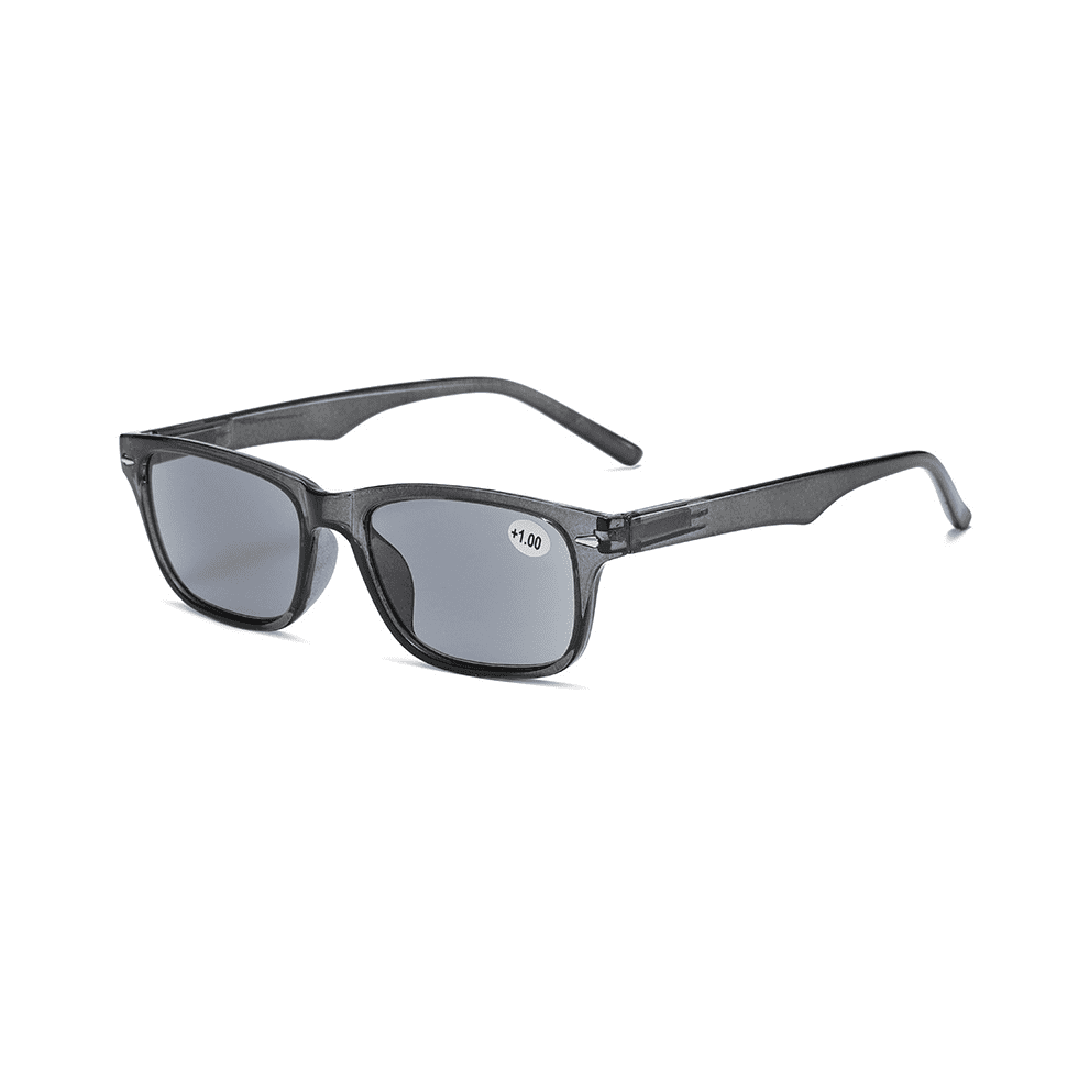 Blue/Light/Gray Mainyu Retro Tinted Reading Glasses, Blocking Rectangular Computer Readers With Lenses Â Weight & Anti-Glare, Compatible With