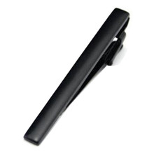 Men Fashion Stainless Steel Necktie Pin Bar Clasp Wedding Party Formal Tie Clip Matt Black