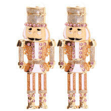 Christmas earrings women nutcracker 1 pair