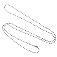 Metal Beads Chain Dog Tag Chain Balls Chains Men and Women Man