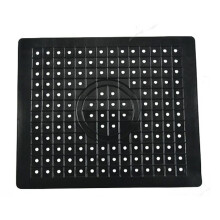 Tapis d'évier, Protection d'évier de cuisine, Tapis d'évier de cuisine, Rectangle noir