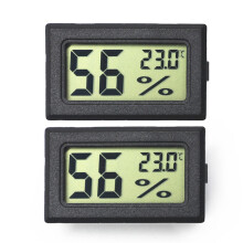 Digital Thermometer Hygrometer,Reptile Terrarium Thermometer Hygrometer with Probe,Thermometer and Humidity Meter with Fast Readout