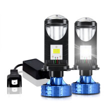 Trealamh Comhshó Ceannlampa LED Uiscedhíonach IP68 60W6000K20000LM – Comhoiriúnach le Buzhi Car