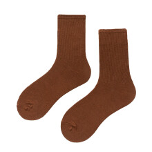 Polyester-Spandex-Socken für Damen, braun, einfarbig, mittlere Größe, leicht und dünn, für Frühling und Sommer, in verschiedenen Bonbonfarben,