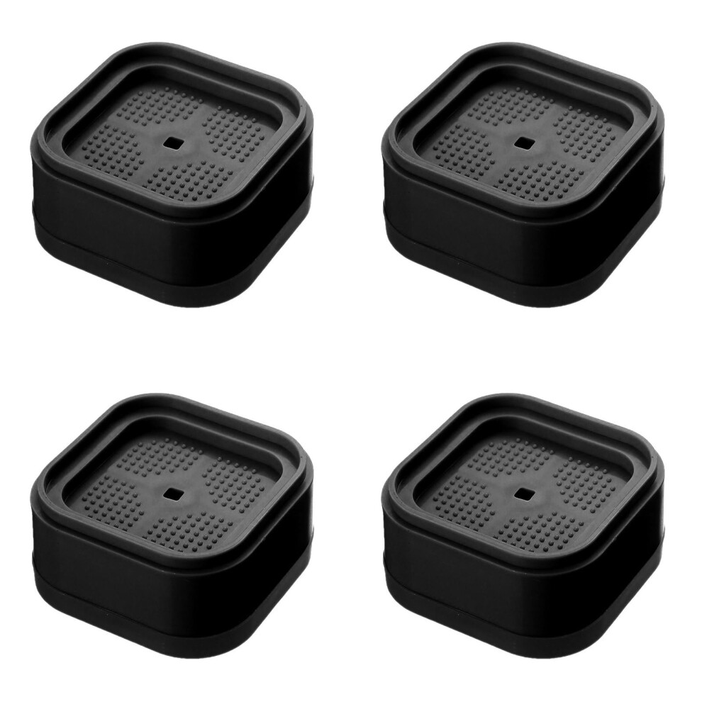 4 Packs Furniture Risers, Adjustable Bed Risers Heavy Duty Stackable Bed Raisers For Table Desk Couch Chair Sofa Cabinet, Black 3.5Cm 9496895025029