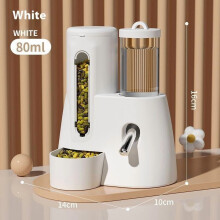 2In1 Large Capacity Leakproof Automatic Feeder Hamster Feeder And Waterer Food Water Dispenser Leak Proof Food Feeding Supplies