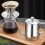 1Pack Coffee Pot Stainless Steel Silver Practical Daily Use Home Supply 4