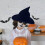 Πτυσσόμενο καπέλο μάγισσας από βαμβάκι με κώνο για ενήλικες 2