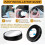 2Pcs 360° Car Blind Spot Convex Mirrors 5