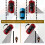 2Pcs 360° Car Blind Spot Convex Mirrors 8