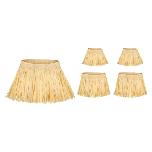 Fugleskremsel-stråkostymesett Raffia 5-delt 1