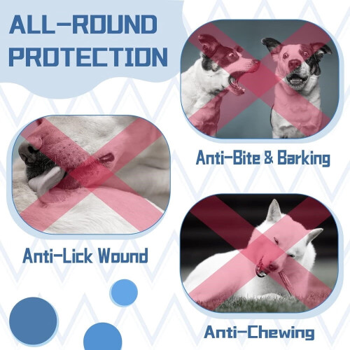 Muselière en maille aérée pour chiens de taille moyenne à grande, ajustable 2