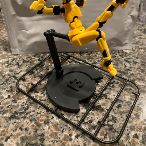 Supporto per action figure T13 stampato in 3D – regolabile 2