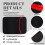 15,6-tommer neopren laptop-etui, sort 4