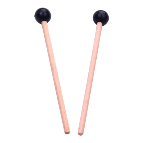 s Drum Sticks Classic Solid Wooden Drumsticks Student Rubber Drum Sticks 1