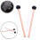 s Drum Sticks Classic Solid Wooden Drumsticks Student Rubber Drum Sticks 3