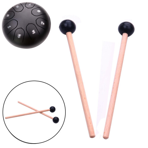 s Drum Sticks Classic Solid Wooden Drumsticks Student Rubber Drum Sticks 2