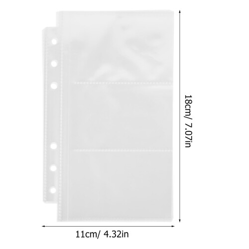 Refill-ark til scrapbooking-mapper med klare PVC-ark 1