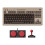 Teclado Mecánico Retro 8Bitdo 87 Teclas Bluetooth/2.4G/USB-C, Intercambiable, Doble Botón Programable 1