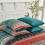Boho 8-Piece Comforter Set, Aqua & Purple Microfiber 5