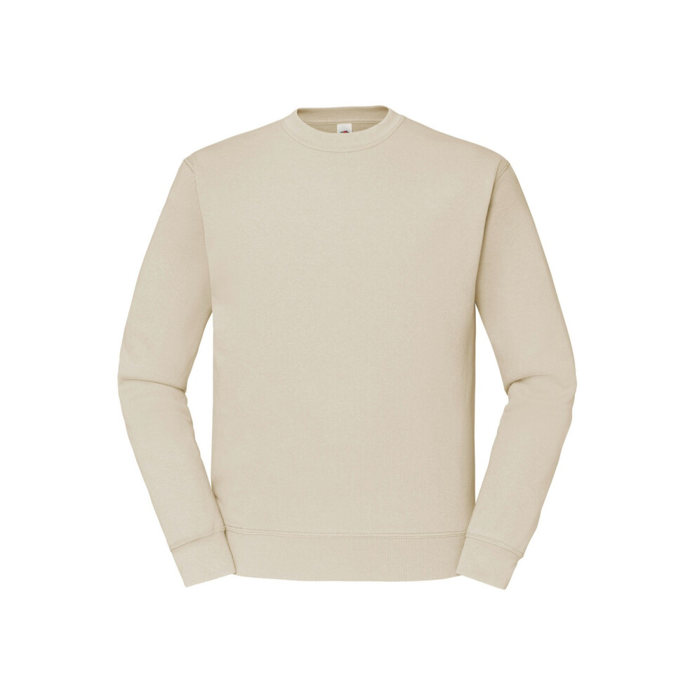 Fruit Of The Loom (Xxl, Natural) Mens Classic Set-In Sweatshirt Multicoloured