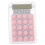 Calculator de birou Tineasur Delicate, plastic roz, pachet de 1 4
