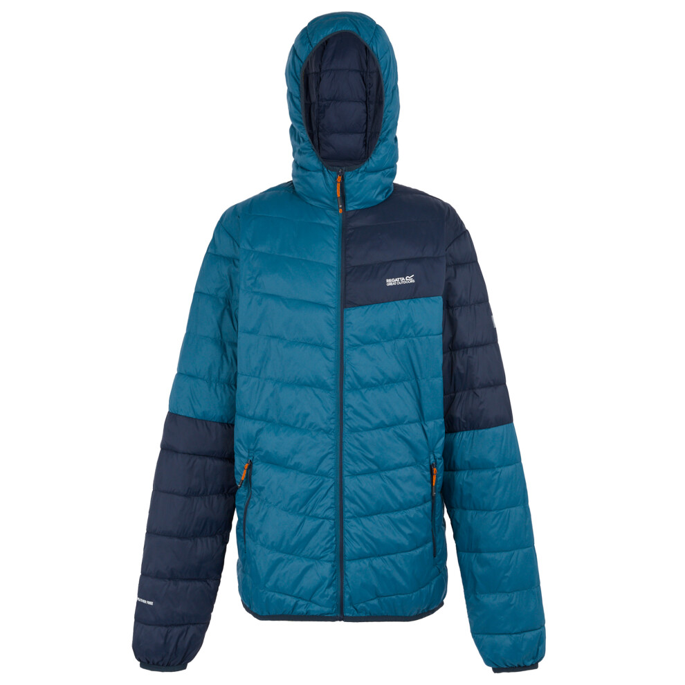 Regatta Mens Hillpack Iii Hooded Active Padded Jacket Blue