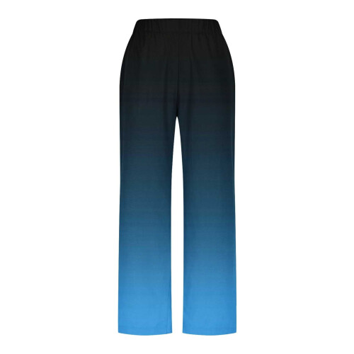 Women's Palazzo Pants Solid Color Elastic Waist Boho Wide 1