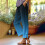 Women's Palazzo Pants Solid Color Elastic Waist Boho Wide 4