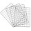 Worgeous4PCS Dělicí panel pro psí klece, sešívací síťový plot, DIY 5