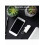 PowerPlus Power Bank de 8000mAh com cabo Type-C integrado, carregamento rápido, suporte para celular e lanterna LED — compatível com iPhone e 4