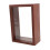 1Pack Display Box Frame Dark Red Wood Material Ticket Showcase 16.2X11X5.7in 6