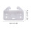 100 Pcs Hardware Accessories Drawer Brackets White Drawers Man 2