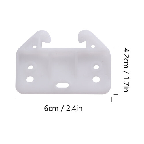 100 Pcs Hardware Accessories Drawer Brackets White Drawers Man 1