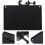 Metal Music Stand Clamp on Rack Tray for Microphone Stand Practical Design Rectangular 1Pcs 7