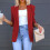 Μπλούζα Blazer για γυναίκες, μόδα εκκαθάρισης γυναικών casual τσέπες με μακριά μανίκια 2