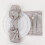 BalsaCircle5Silver Premium20x20in Πολυεστερικό Υφασμάτινο Τραπέζι Scuba, Χαρτοπετσέτες, 4