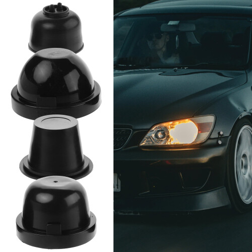 Cache-phares de voiture noir, résistant et élégant (4 pièces) 2