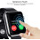 Συσκευασία 3 τεμαχίων συμβατή με το Apple Watch Προστατευτικά οθόνης 44 χιλιοστών - 5