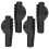 Set de 4 conectori pentru stâlpi de cort din plastic 5